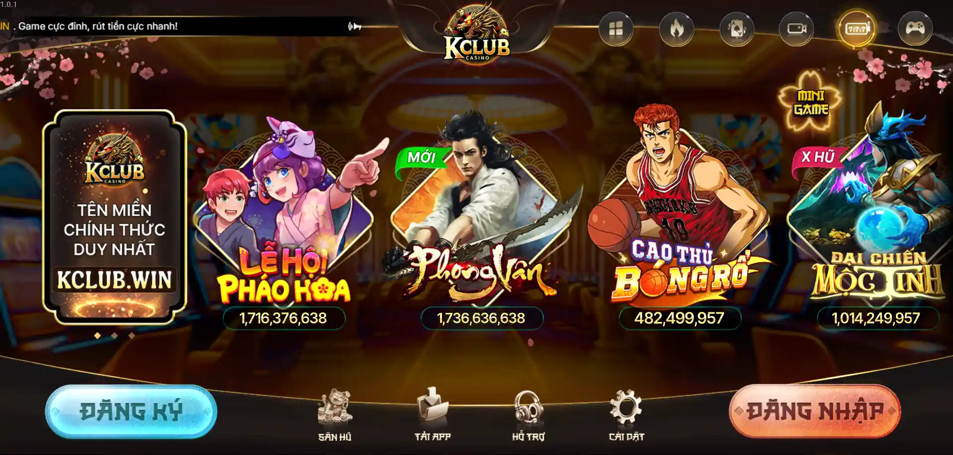 Slots tại KCLUB